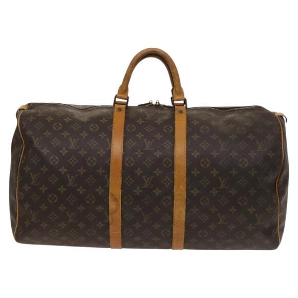 LOUIS VUITTON Monogram Keepall 55 Boston Bag M41424 - Picture 13 of 16